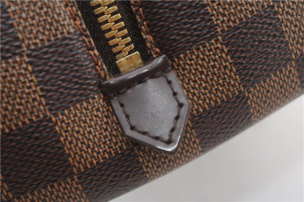Authentic Louis Vuitton Damier Ribera MM Hand Boston Bag Purse N41434 LV 2652F