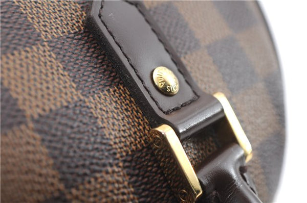 Authentic Louis Vuitton Damier Ribera MM Hand Boston Bag Purse N41434 LV 2652F
