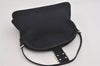 Authentic FENDI Mamma Baguette Shoulder Hand Bag Canvas Leather Navy Blue 2652I