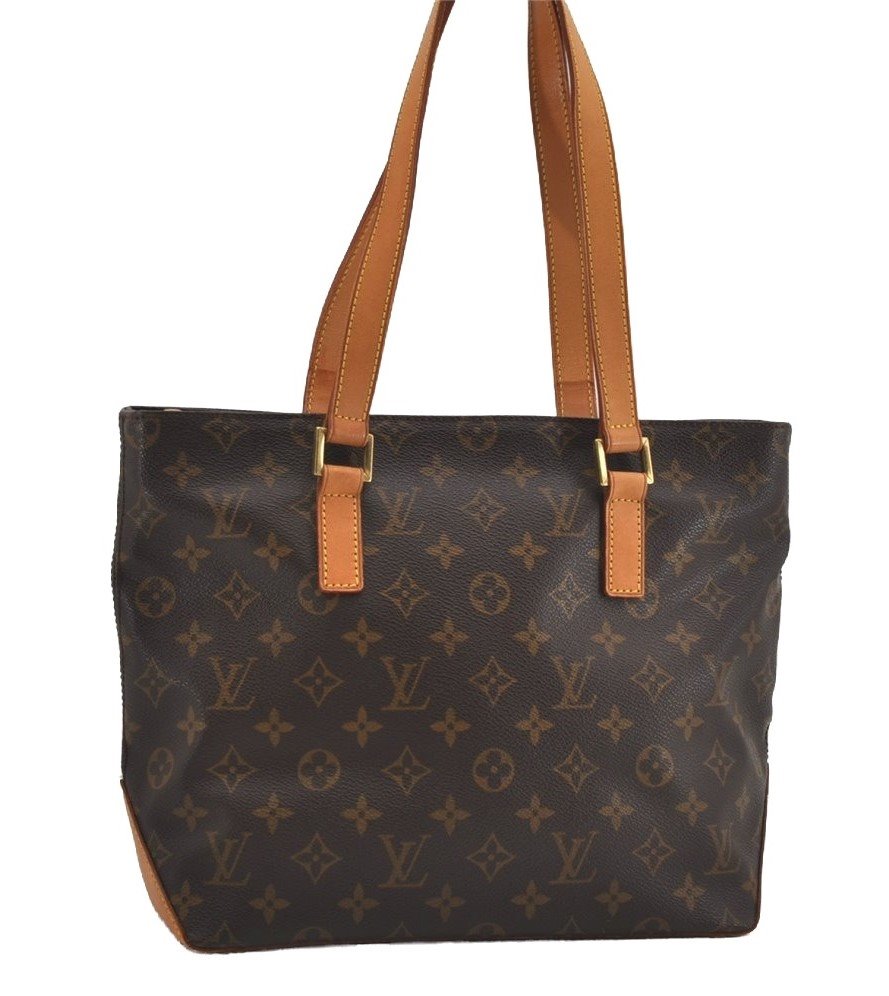 Authentic Louis Vuitton Monogram Cabas Piano Shoulder Tote Bag M51148 Junk 2653I