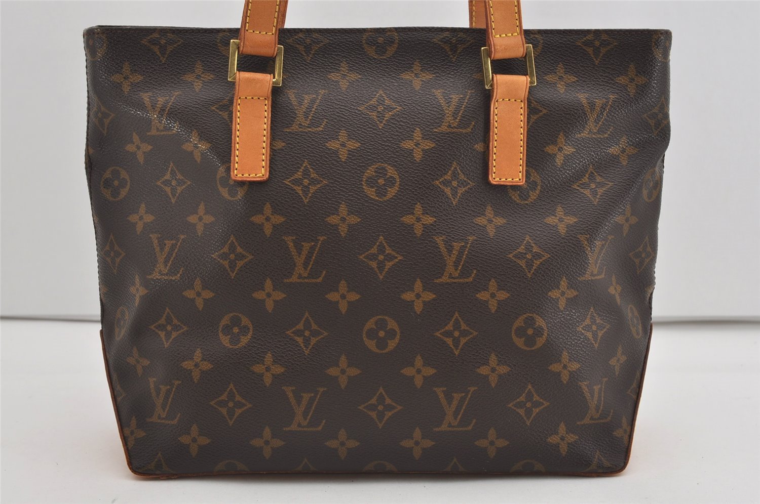 Authentic Louis Vuitton Monogram Cabas Piano Shoulder Tote Bag M51148 Junk 2653I