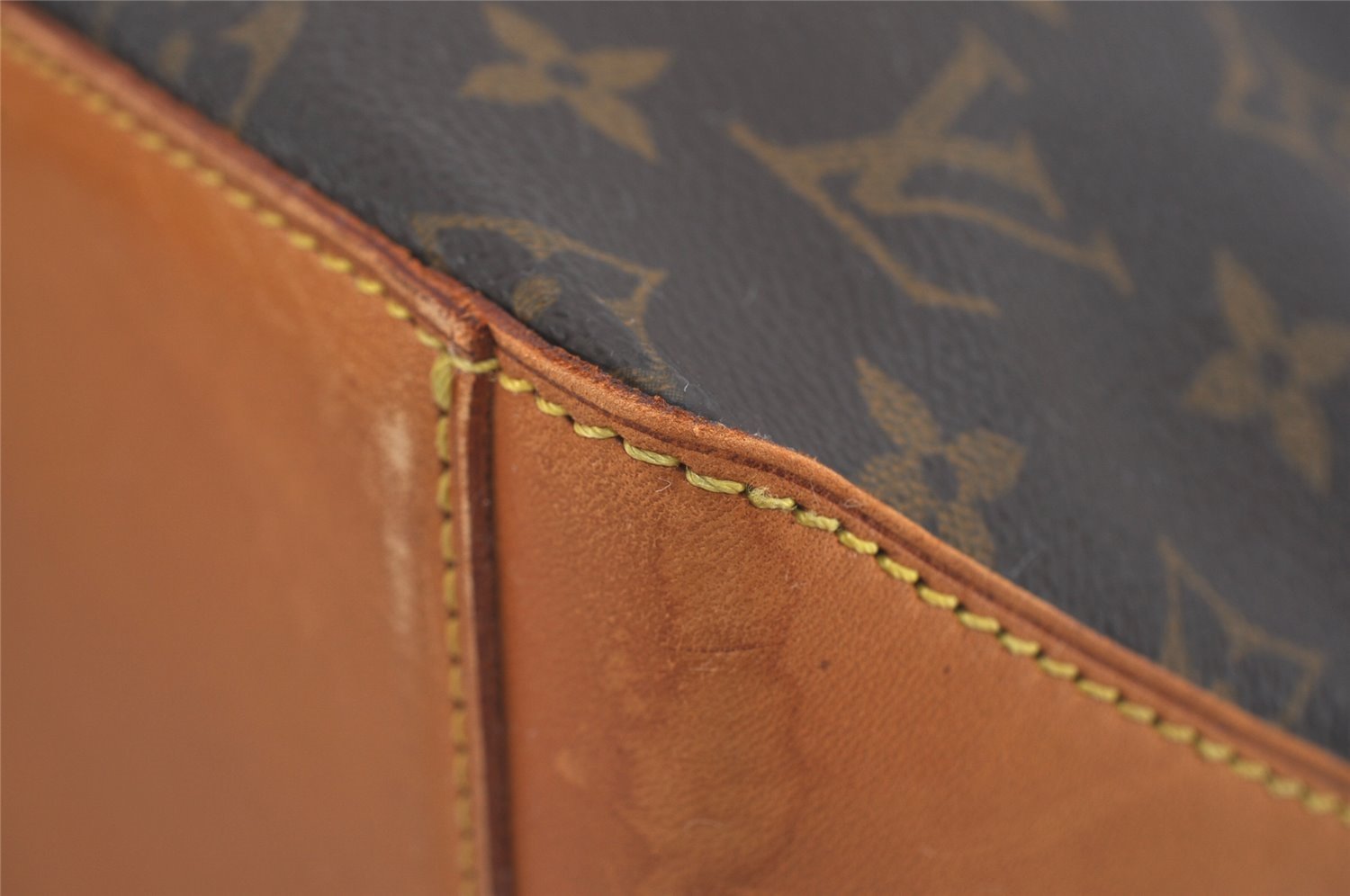 Authentic Louis Vuitton Monogram Cabas Piano Shoulder Tote Bag M51148 Junk 2653I