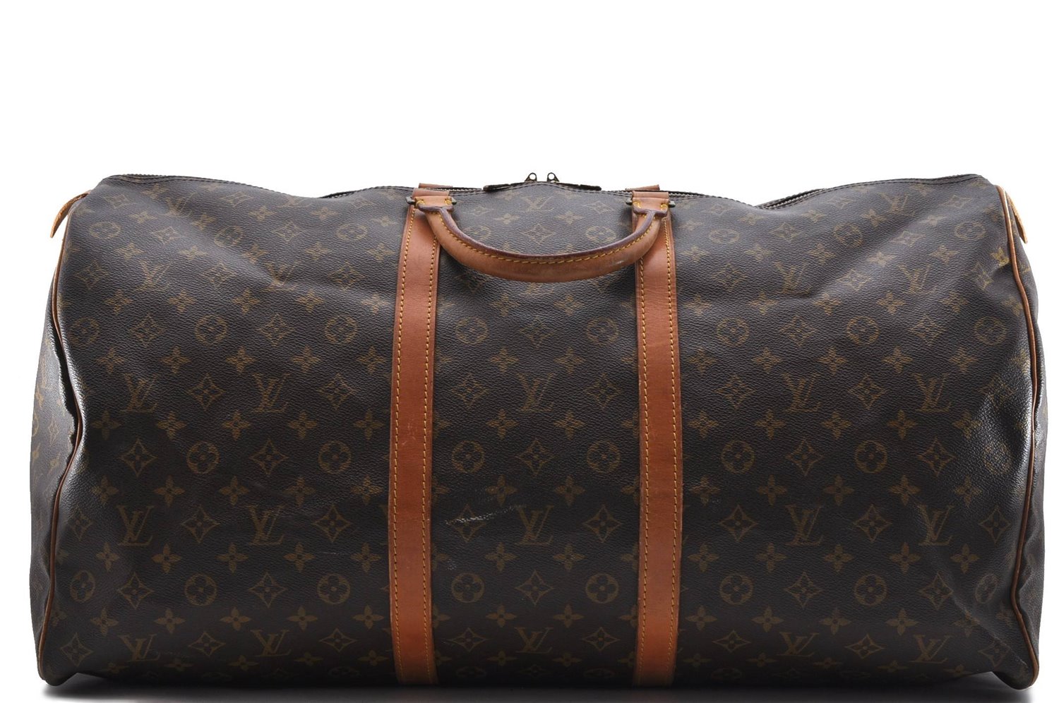 Authentic Louis Vuitton Monogram Keepall 60 Boston Bag M41422 LV 2654C