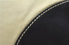 Authentic PRADA Nylon Tessuto Leather Shoulder Hand Bag Ivory Black 2654E