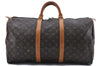 Authentic Louis Vuitton Monogram Keepall 50 Boston Bag M41426 LV 2655D