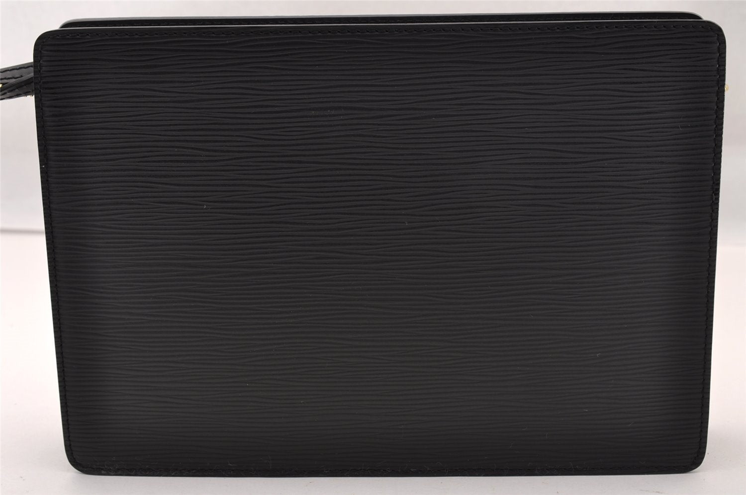 Authentic Louis Vuitton Epi Pochette Homme Clutch Hand Bag Black M52522 LV 2655I