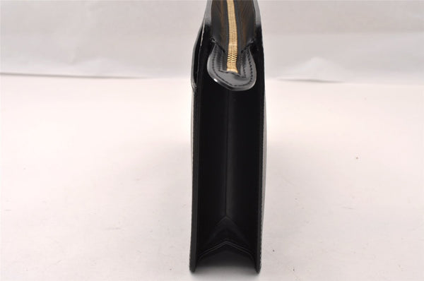 Authentic Louis Vuitton Epi Pochette Homme Clutch Hand Bag Black M52522 LV 2655I