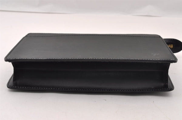 Authentic Louis Vuitton Epi Pochette Homme Clutch Hand Bag Black M52522 LV 2655I