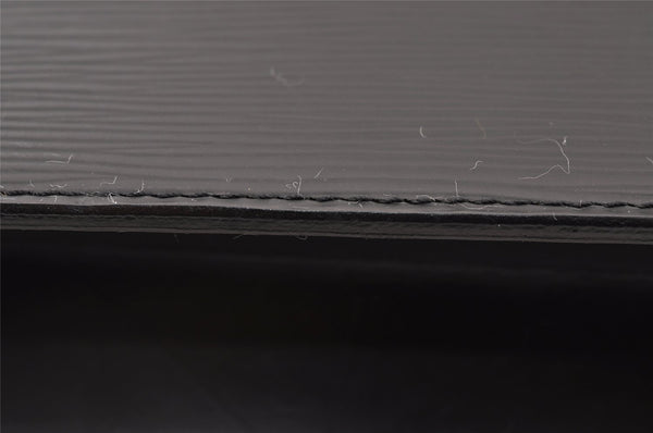 Authentic Louis Vuitton Epi Pochette Homme Clutch Hand Bag Black M52522 LV 2655I