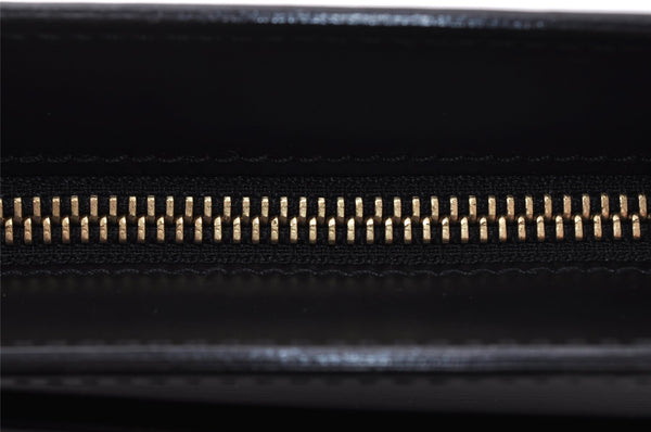 Authentic Louis Vuitton Epi Pochette Homme Clutch Hand Bag Black M52522 LV 2655I