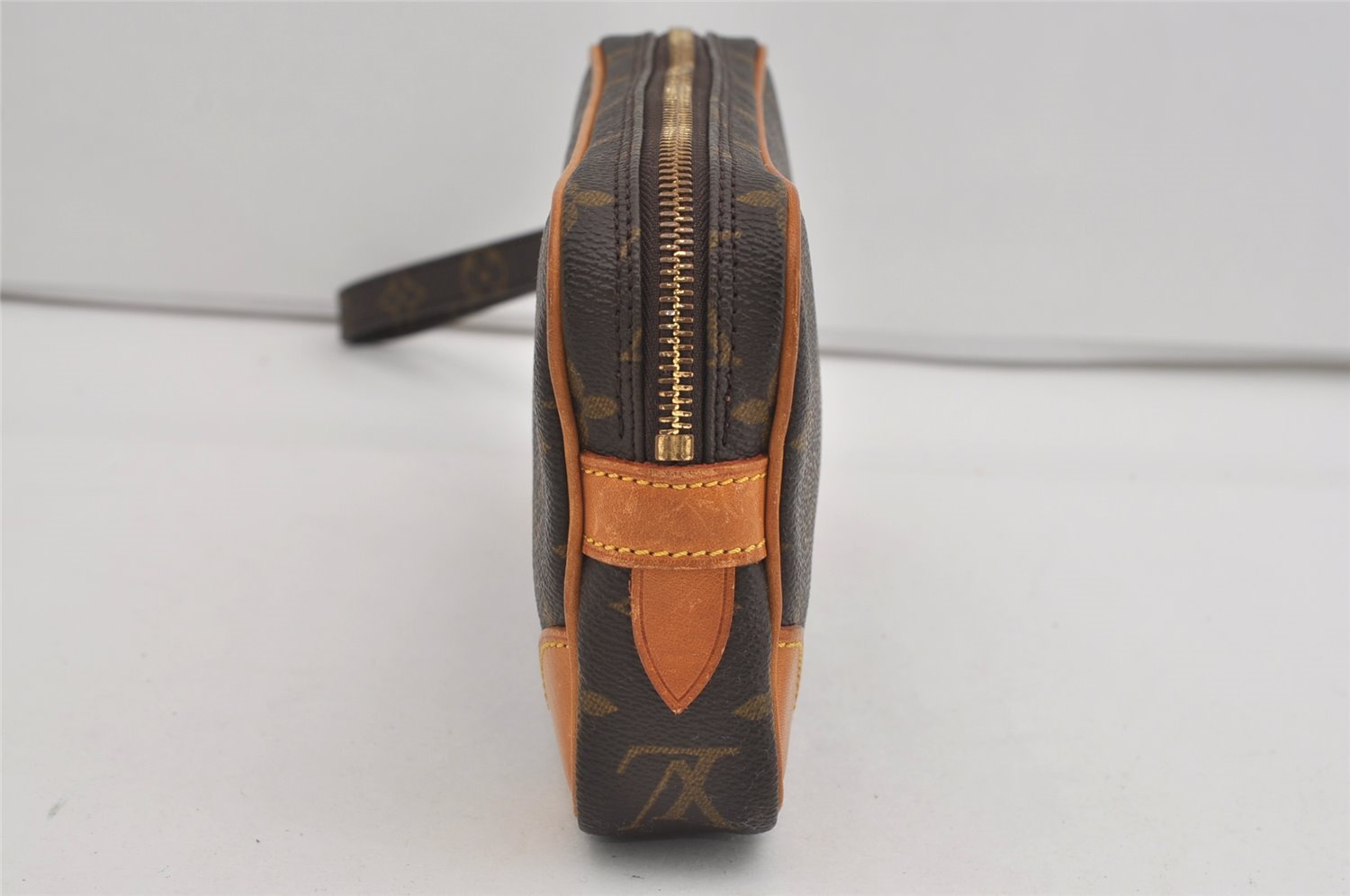 Authentic Louis Vuitton Monogram Marly Dragonne PM M51827 Clutch Hand Bag 2656I