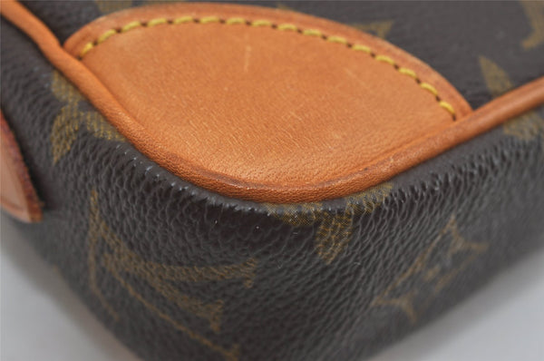 Authentic Louis Vuitton Monogram Marly Dragonne PM M51827 Clutch Hand Bag 2656I