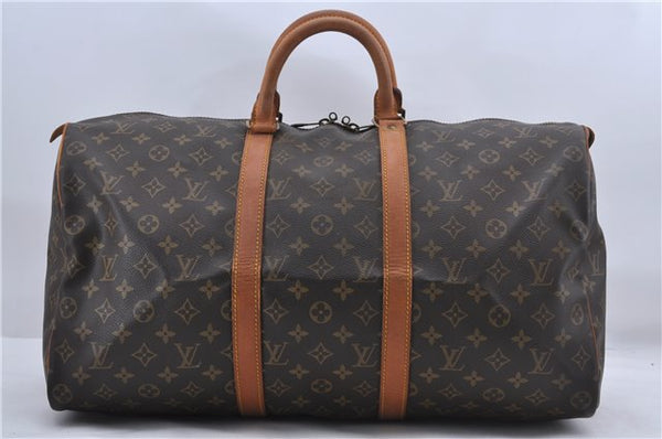 Authentic Louis Vuitton Monogram Keepall 50 Boston Bag M41426 LV 2657D