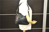 Authentic MCM Leather Vintage Shoulder Hand Bag Purse Black 2657E