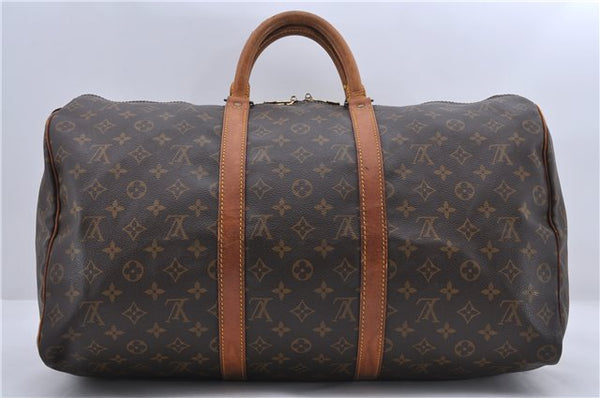 Authentic Louis Vuitton Monogram Keepall 50 Boston Bag M41426 LV 2658D