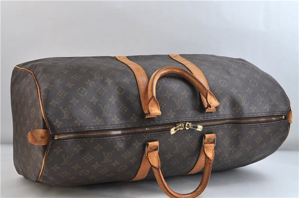 Authentic Louis Vuitton Monogram Keepall 55 Boston Bag M41424 LV 2659D