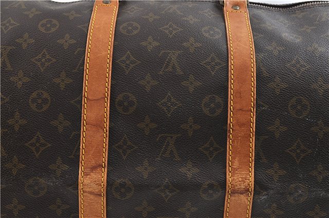 Authentic Louis Vuitton Monogram Keepall 55 Boston Bag M41424 LV 2659D