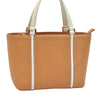 Authentic BURBERRY Vintage Leather Shoulder Hand Bag Purse Brown 2659E