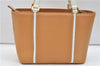 Authentic BURBERRY Vintage Leather Shoulder Hand Bag Purse Brown 2659E