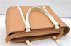 Authentic BURBERRY Vintage Leather Shoulder Hand Bag Purse Brown 2659E