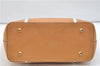 Authentic BURBERRY Vintage Leather Shoulder Hand Bag Purse Brown 2659E