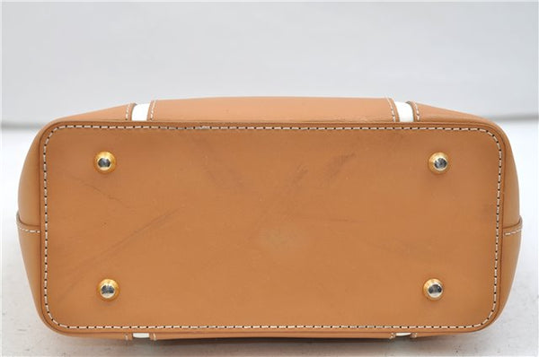 Authentic BURBERRY Vintage Leather Shoulder Hand Bag Purse Brown 2659E