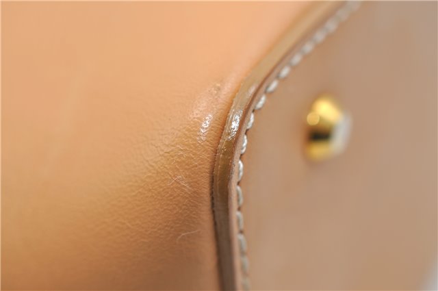 Authentic BURBERRY Vintage Leather Shoulder Hand Bag Purse Brown 2659E