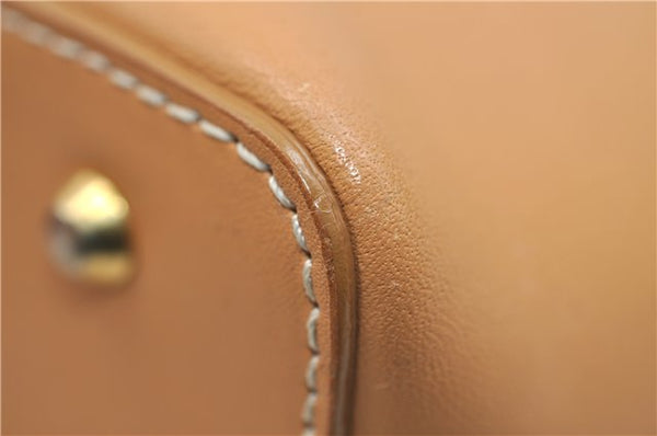 Authentic BURBERRY Vintage Leather Shoulder Hand Bag Purse Brown 2659E