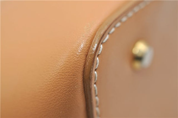 Authentic BURBERRY Vintage Leather Shoulder Hand Bag Purse Brown 2659E