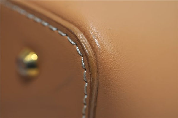 Authentic BURBERRY Vintage Leather Shoulder Hand Bag Purse Brown 2659E