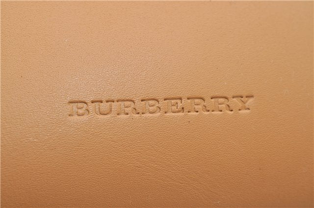 Authentic BURBERRY Vintage Leather Shoulder Hand Bag Purse Brown 2659E