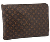 Authentic Louis Vuitton Monogram Etui Voyage GM Clutch Bag Purse M43443 LV 2659F