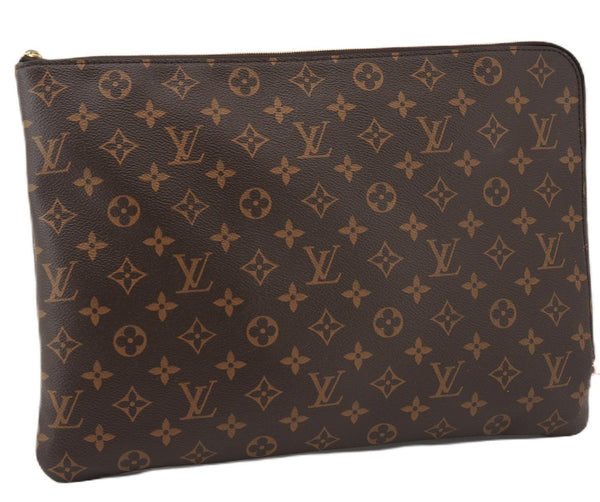 Authentic Louis Vuitton Monogram Etui Voyage GM Clutch Bag Purse M43443 LV 2659F