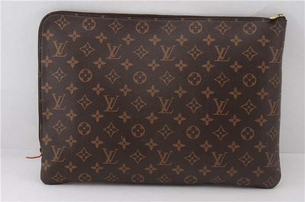 Authentic Louis Vuitton Monogram Etui Voyage GM Clutch Bag Purse M43443 LV 2659F