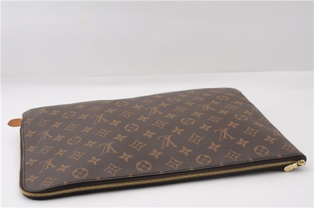 Authentic Louis Vuitton Monogram Etui Voyage GM Clutch Bag Purse M43443 LV 2659F