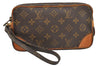 Authentic Louis Vuitton Monogram Marly Dragonne PM M51827 Clutch Hand Bag 2659I