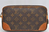 Authentic Louis Vuitton Monogram Marly Dragonne PM M51827 Clutch Hand Bag 2659I
