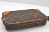 Authentic Louis Vuitton Monogram Marly Dragonne PM M51827 Clutch Hand Bag 2659I