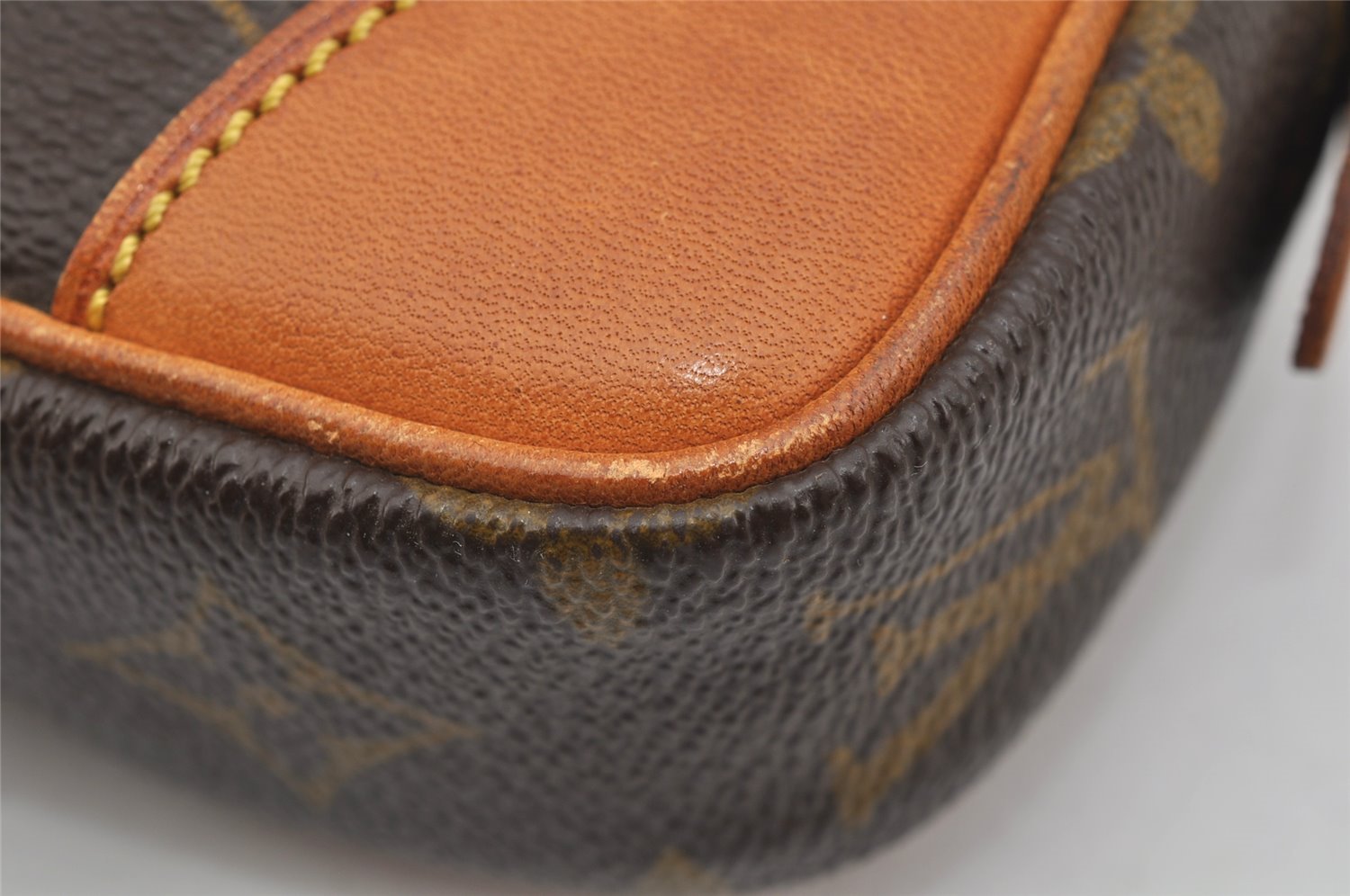 Authentic Louis Vuitton Monogram Marly Dragonne PM M51827 Clutch Hand Bag 2659I