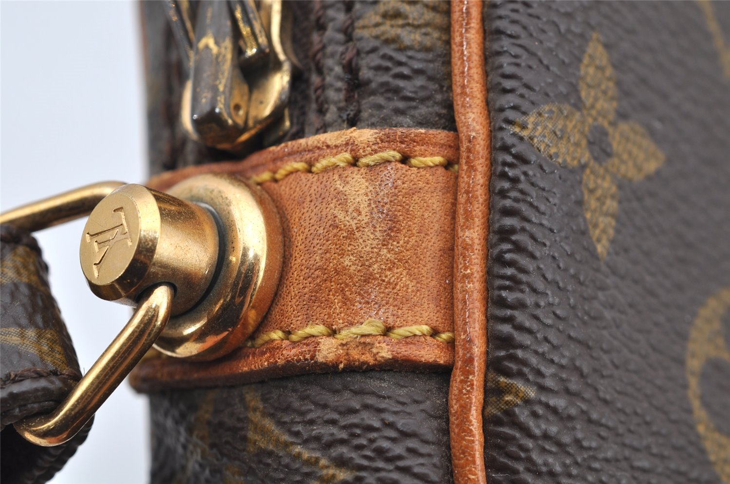 Authentic Louis Vuitton Monogram Marly Dragonne PM M51827 Clutch Hand Bag 2659I