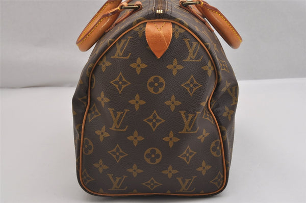 Authentic Louis Vuitton Monogram Speedy 30 Hand Boston Bag M41526 LV 2660I