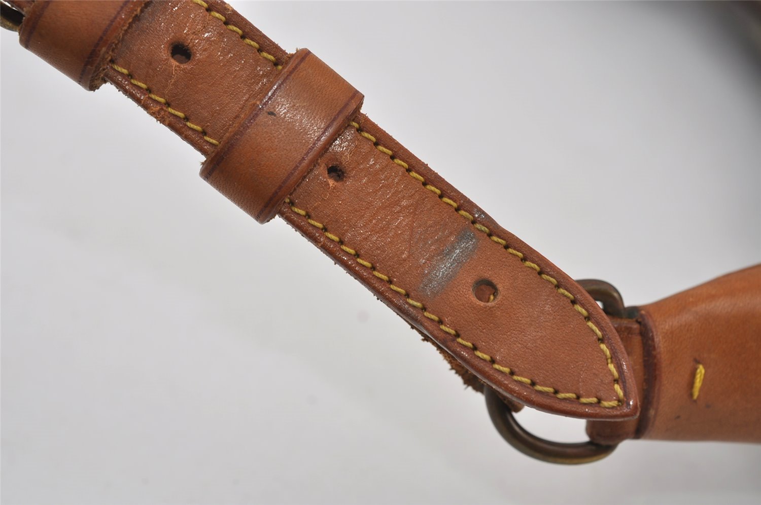 Authentic Louis Vuitton Monogram Boulogne 30 Shoulder Cross Bag Old Model 2662I