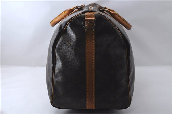 Auth Louis Vuitton Monogram Keepall Bandouliere 50 Boston Bag M41416 LV 2664D