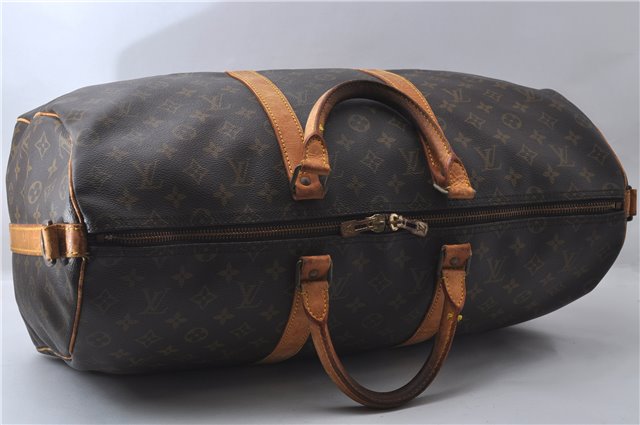 Auth Louis Vuitton Monogram Keepall Bandouliere 50 Boston Bag M41416 LV 2664D