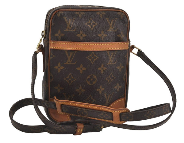 Authentic Louis Vuitton Monogram Danube Shoulder Cross Body Bag M45266 LV 2664I