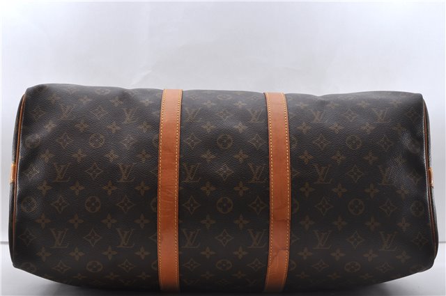 Auth Louis Vuitton Monogram Keepall Bandouliere 50 Boston Bag M41416 LV 2665D