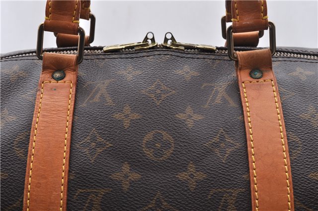 Auth Louis Vuitton Monogram Keepall Bandouliere 50 Boston Bag M41416 LV 2665D