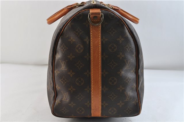 Auth Louis Vuitton Monogram Keepall Bandouliere 50 Boston Bag M41416 LV 2666D