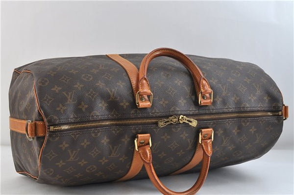 Auth Louis Vuitton Monogram Keepall Bandouliere 50 Boston Bag M41416 LV 2666D