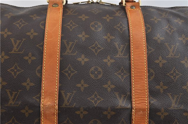 Auth Louis Vuitton Monogram Keepall Bandouliere 50 Boston Bag M41416 LV 2666D